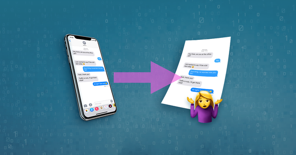 Come stampare i messaggi di testo da usare come prova