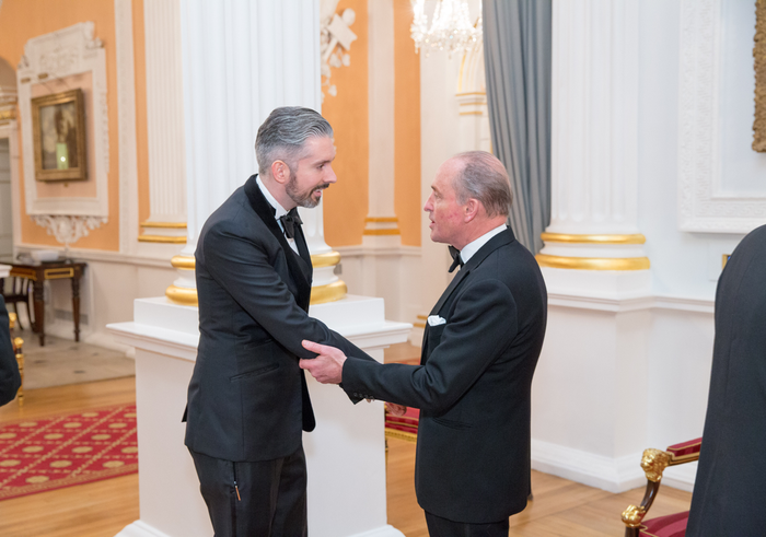 De CEO van Reincubate ontmoet de Lord Mayor van de City of London in Mansion House