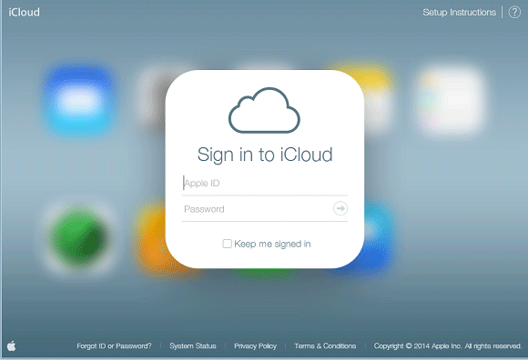Accedi a iCloud