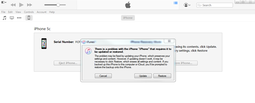 Entrando no modo DFU: iTunes