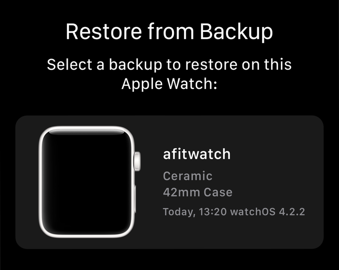 Wird dein neuestes Apple-Watch-Backup nicht angezeigt?