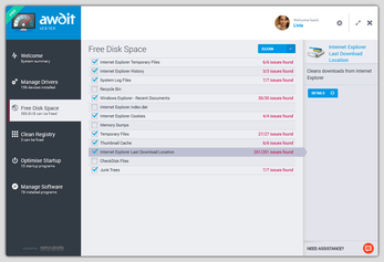 Freeing up disk space