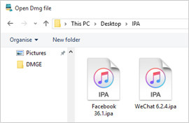 mount dmg file windows